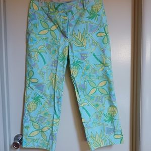 Lilly Pulitzer Size 10 Capris flora